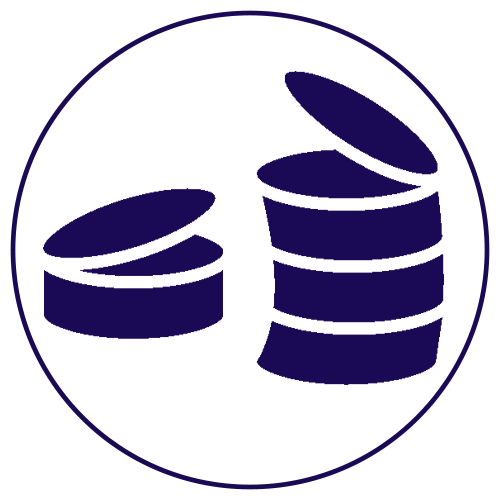 Icona per servizio di smaltimento alluminio
