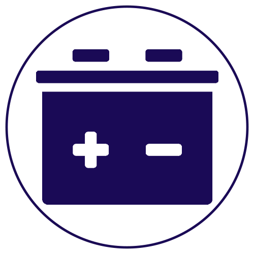 icona servizio di smaltimento pile e batterie
