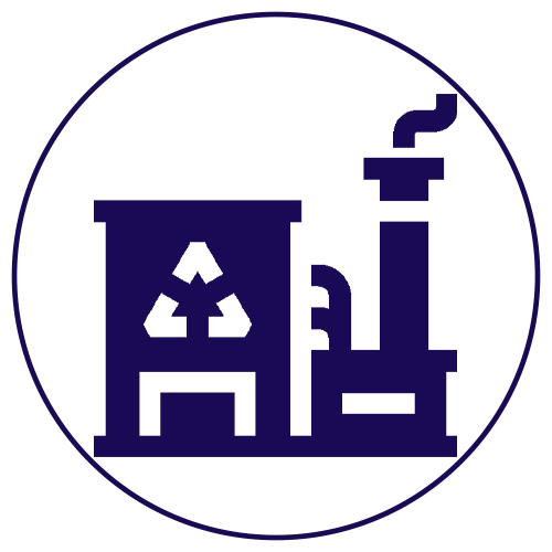 icona servizio di smaltimento rifiuti industriali